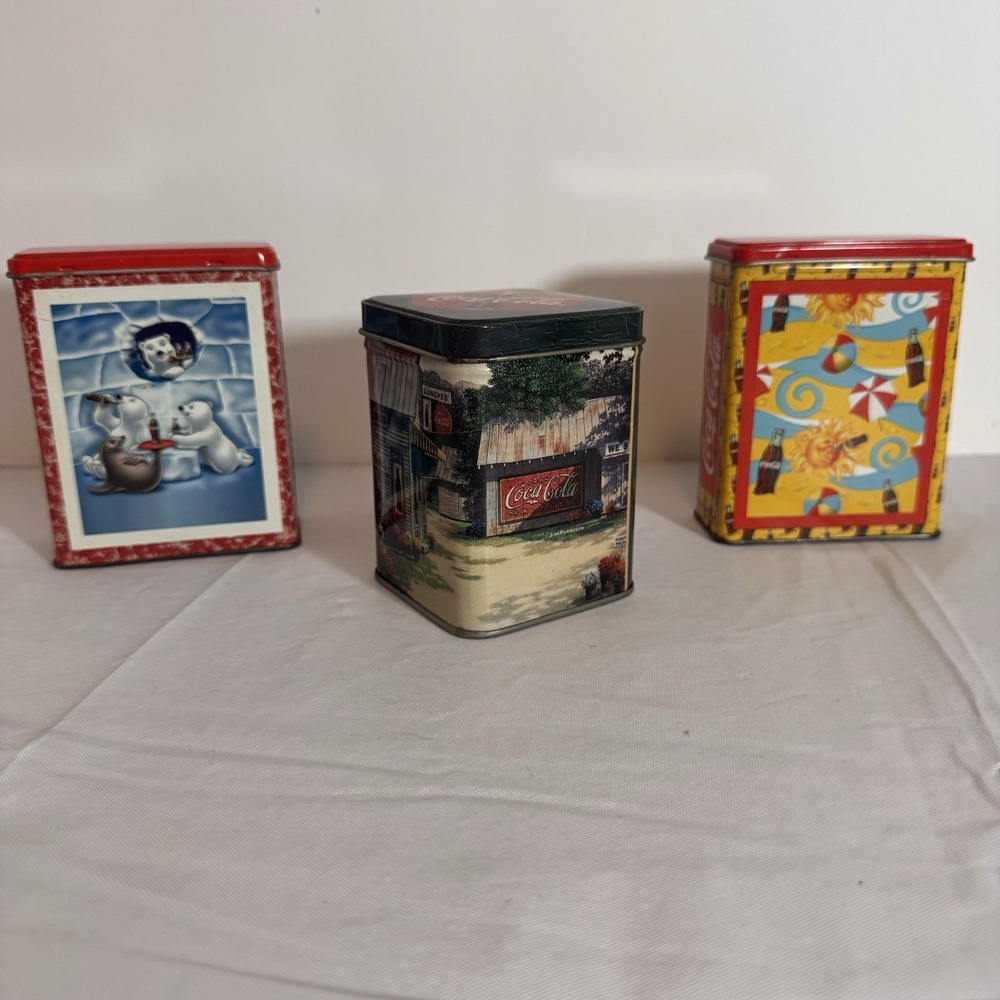 Vintage Coca Cola Lot 2 Puzzles And‎ Candle